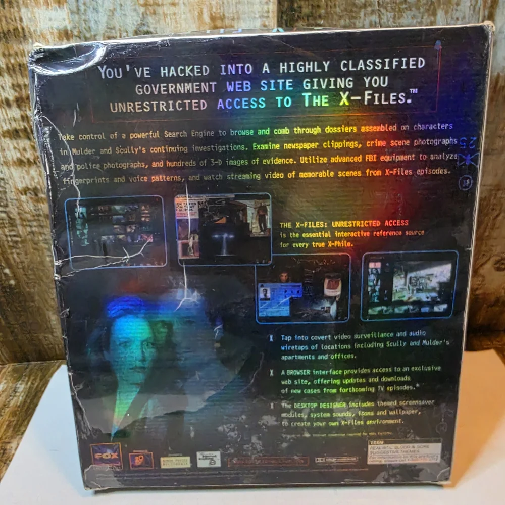 The X-Files Unrestricted Access Interactive Resource - Blue/Black